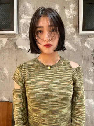 ミディアム 森田 博樹のヘアスタイル