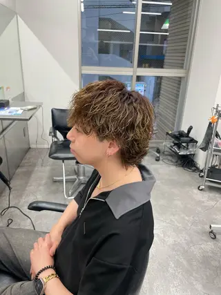 カラー パーマ メンズ 町田エリアＮｏ．１/ パーマ特化/太田京希のヘアスタイル