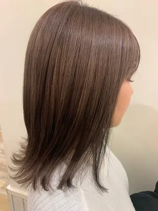 ミディアム カラー 韓国ヘア/ニュアンス パーマ　kaitoのヘアスタイル