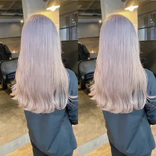 ロング カラー yori SAPPORO所属・yoriダブルカラー 代表すがわらのヘアスタイル