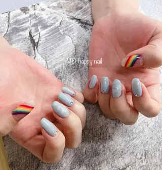 ネイル 北浦和 自爪育成ケアのネイルデザイン