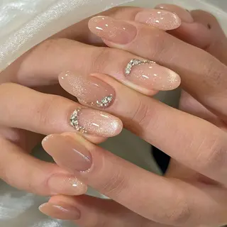 ネイル By moonネイル 🌷ワンホン/韓国風のネイルデザイン