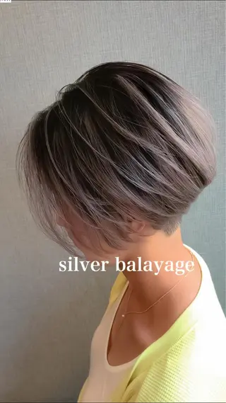 ミディアム カラー Selenehair 三条本店のヘアスタイル