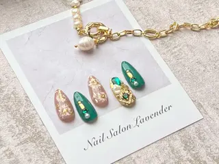 ネイル 佐藤 ニーナ★ラベンダーのネイルデザイン