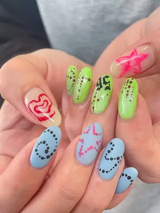 ミディアム oak nail所属・myuone ☆miyuのネイルデザイン