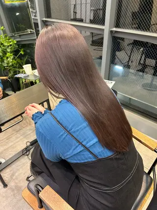 ロング カラー レイヤー/ブロンド 透明感カラー/ヒロトのヘアスタイル