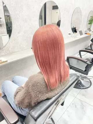 ミディアム 🦋ハイトーン🦋 石山 希理🦋のヘアスタイル