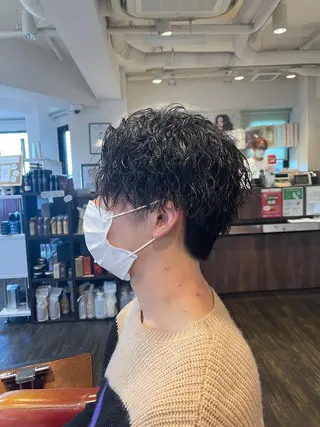 ショート パーマ メンズ メンズスタイル /メンズパーマ/須藤のヘアスタイル