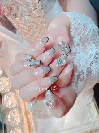 ネイル 23時まで❤︎韓国、 ワンホンネイルのネイルデザイン