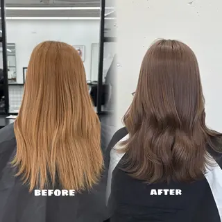 セミロング カラー 🌟ゆりあ🌟 JILLSTUDIOのヘアスタイル