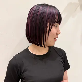 ショート カラー パーマ ⭐️ボブ/ショート りゅうしんのヘアスタイル