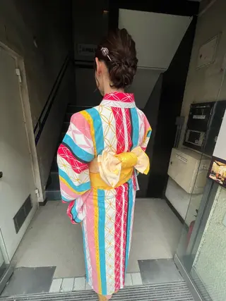 艶髪/ハイトーン/ ヘアセット/モエノのヘアスタイル