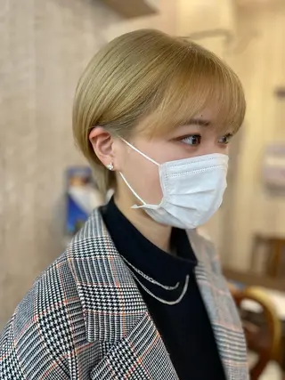 ショート カラー 🇰🇷韓国ヘア 🇰🇷ナミユウのヘアスタイル