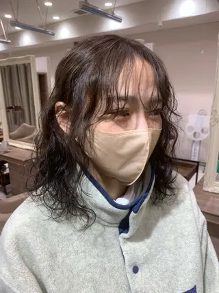 ミディアム パーマ REM 阿佐ヶ谷所属・REM【阿佐ヶ谷】 MEGUのヘアスタイル