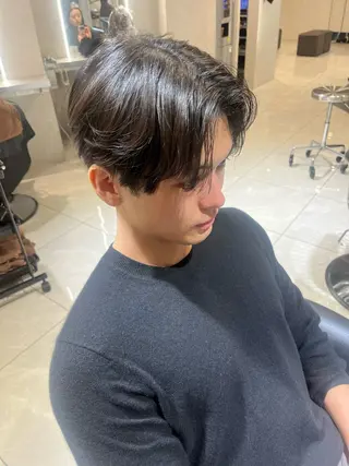 メンズ メンズセンターパート 池袋/wakanaのヘアスタイル