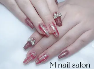 ネイル M🌷nail 長さだし専門店のネイルデザイン