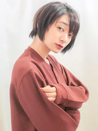 ショート カラー gite カワムラナオキのヘアスタイル