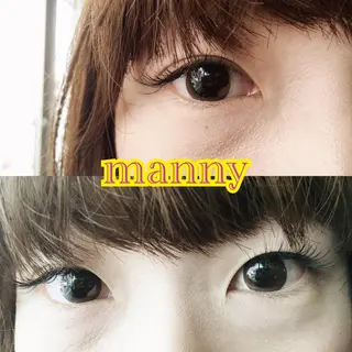 マツエク・マツパ manny eyelashのマツエク・マツパデザイン