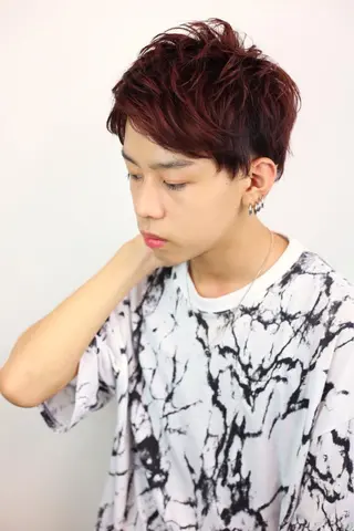 ショート カラー パーマ メンズ skin所属・中村 梨沙のマツエク・マツパデザイン