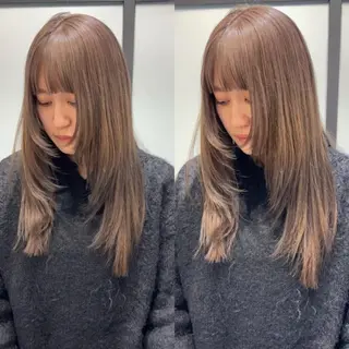 ロング ୨୧柔らかいカラー nozomi ୨୧のヘアスタイル