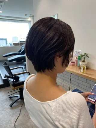ショート JILBLAN京都 ショート/ハイライトのヘアスタイル