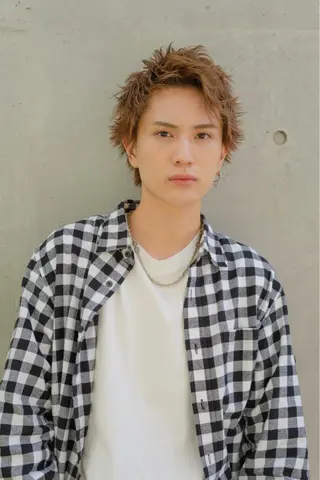 ショート メンズ 淡路上新庄/髪質改善 .艶カラー/野口春貴のヘアスタイル