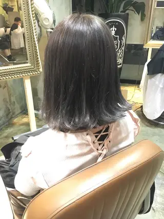 ミディアム カラー 北條 優輝のヘアスタイル
