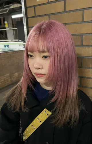 ロング カラー 似合わせショート/ パーマ‪/表参道のヘアスタイル