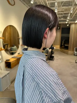 ショート sea by luvismけやき通り2号店所属・ボブ/ショート/ 縮毛矯正/岸本恭明のヘアスタイル