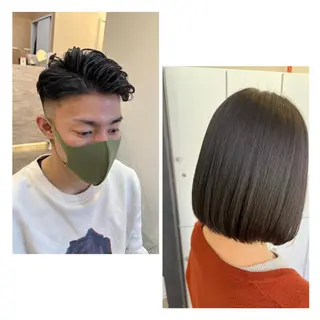 ショート カラー メンズ silo中野所属・あくつ べんのヘアスタイル