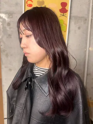 セミロング momoa/名古屋 /透明感カラーのヘアスタイル