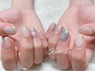 カラー ネイル 芦辺 香奈のネイルデザイン