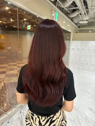 ロング レイヤーカット/髪質 改善/momo🎀のヘアスタイル