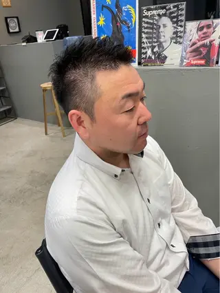 ショート パーマ メンズ メンズ専門サロン wokeのヘアスタイル