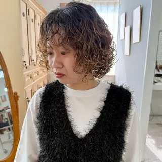 ミディアム パーマ －LOMARLIE－ YUKIのヘアスタイル