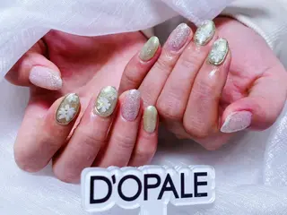 ネイル D‘OPALEサロン所属・長さ出し専門店 上野kkのネイルデザイン