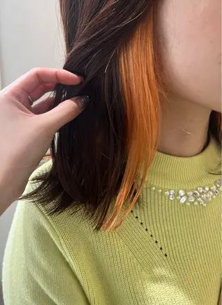 ミディアム カラー 暖色カラー／ ヘアセット🌛櫻井舞のヘアスタイル