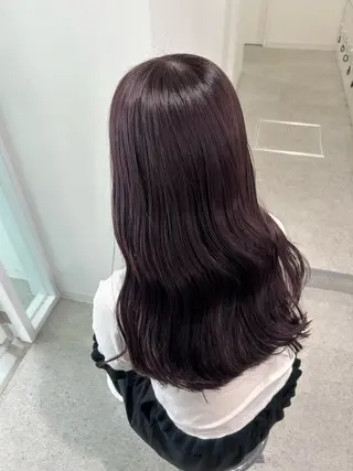 ロング カラー 愛結 暖色カラー🎀🩰のヘアスタイル
