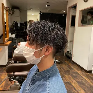ショート パーマ メンズ Wataru 髪質改善カラー💎のヘアスタイル