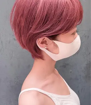 ショート カラー ショート、ボブ シマダマサトのヘアスタイル
