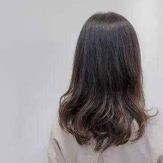 セミロング 推しカラー🎨横浜 ブリーチ/ yuaのヘアスタイル