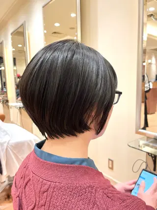 ショート 青山 莉奈のヘアスタイル
