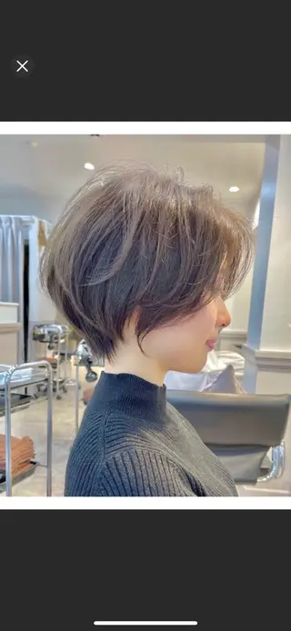 ショート あいこ/ハンサム ショート/銀座🌷のヘアスタイル