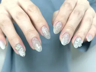 ネイル 🤎mini 🤍可愛らしいネイルのネイルデザイン