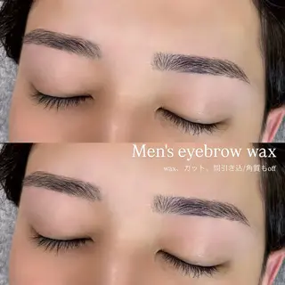 メンズ アイブロウ REAL🎀 mocaのマツエク・マツパデザイン