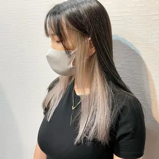 セミロング SALOWIN心斎橋Suite店所属・洗っても取れない 髪質改善|OJIROのヘアスタイル