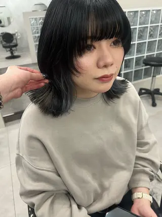 ミディアム Loem【ロエム】所属・RINA 【Loem】のヘアスタイル