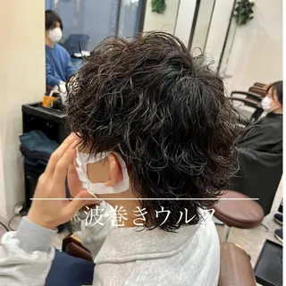 ショート カラー パーマ ヘアアレンジ メンズ ケイゴ【店長】 メンズパーマ特化のヘアスタイル