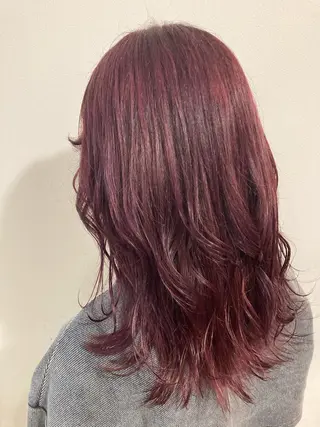 セミロング カラー 🌸髪質改善特化🌸 店長　ゆうやのヘアスタイル