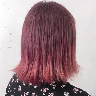 ミディアム カラー パーマ ヘアアレンジ 八巻 晴香のヘアスタイル